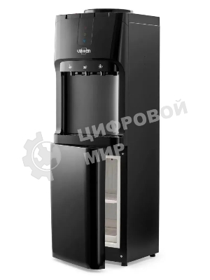 Кулер для воды Vatten V02NKB, верхняя загрузка, нагрев 90 °С, охлаждение 10 °С, черный