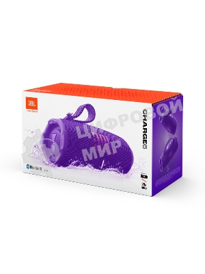 Портативная акустика JBLCHARGE6PUR пурпурный