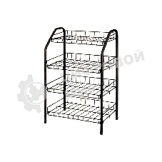Этажерка НИКА ЭТ2/А медный антик, 4 полки 700x465x300