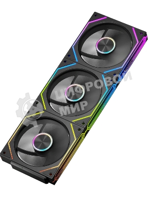 Вентилятор для корпуса PcCooler F3 X120 BK ARGb 120х120x25 черный 4-pin 28.4дБ (F3X120-BKAC012-GL) Ret