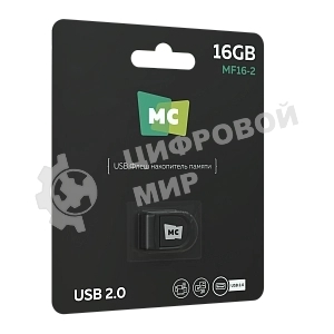 Флешка USB More Choice (4610196404900) MF16-2 - черный