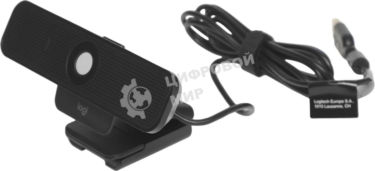 Веб-камера Logitech C925e 1920x1080, 30 кадр/с, USB Type-A, микрофон (2 шт, шумоподавление), автоматическая фокусировка, автоосвещение, шторка приватности, универсальное крепление