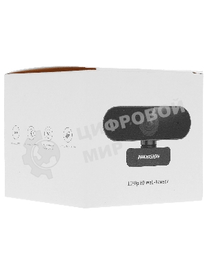 Веб-камера Hikvision DS-U02 1920x1080, 30 кадр/с, USB, микрофон, крепление на мониторе