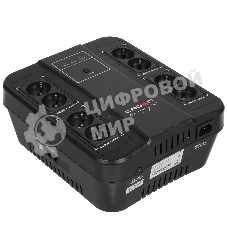 Источник бесперебойного питания CMUS-275 EURO SMART/850 ВА/480 Вт/8 х CEE 7 (евророзетка)