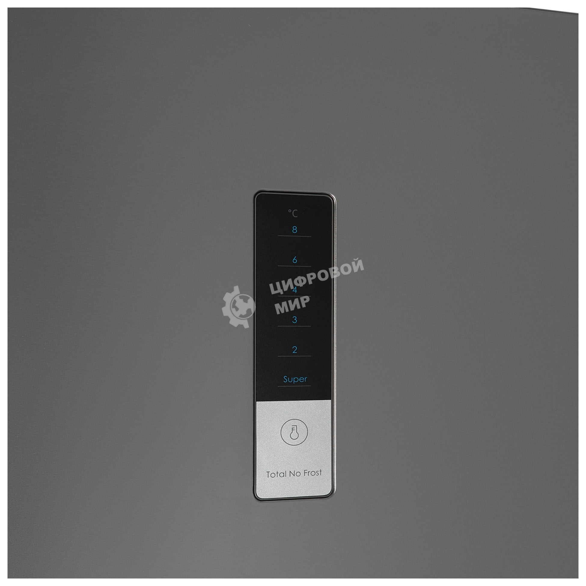 Холодильник Hyundai CC3595FIX нержавеющая сталь двухкамерный 245/115л морозилка снизу