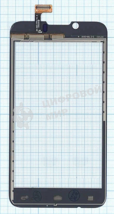Сенсорное стекло (тачскрин) для Fly IQ441 Radiance, белое