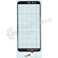 Сенсорное стекло (тачскрин) для Huawei Honor 9 Lite, синий