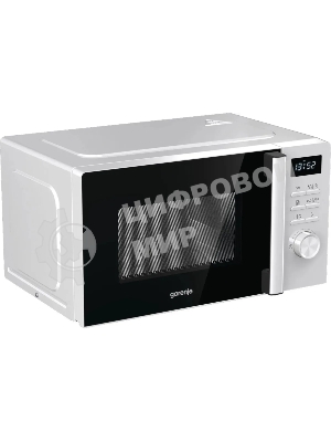Микроволновая печь Gorenje MO20A3WH белый, 20 л, 800 Вт, переключатели - кнопки, поворотный механизм
