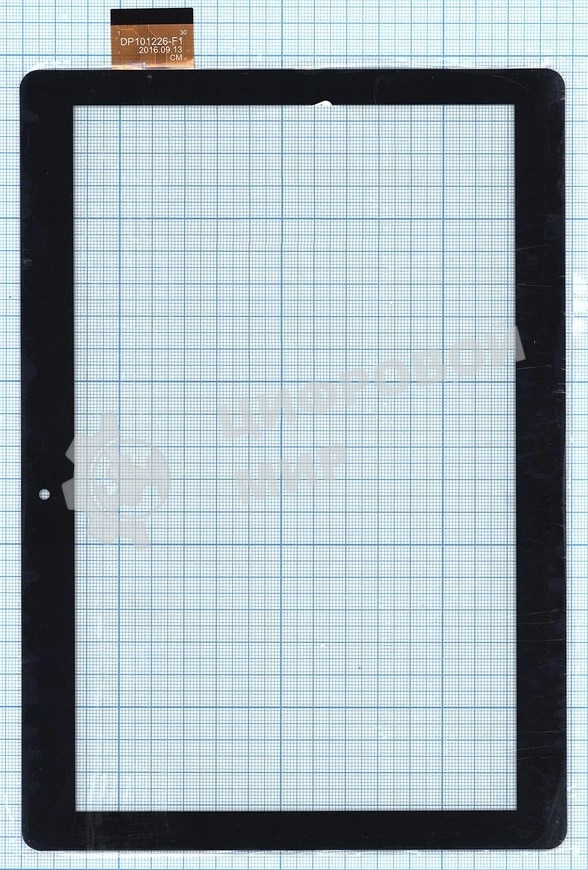 Сенсорное стекло (тачскрин) для Digma CITI 1510 DP101226-F1, черное