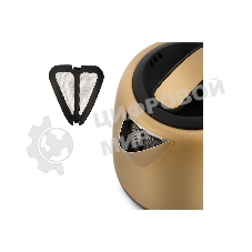 Чайник электрический Kitfort KT-6111 1л. 1630Вт золотистый/черный (корпус: нержавеющая сталь)