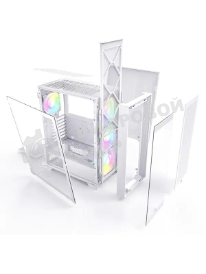 Компьютерный корпус Montech AIR 1000 PREMIUM белый без БП ATX 1x120мм 3x140мм 2xUSB3.0 1xUSB3.1 audio bott PSU