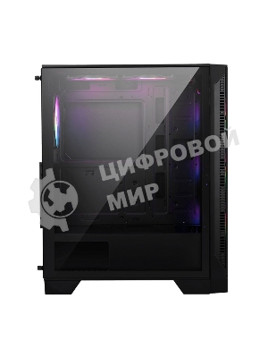 Компьютерный корпус MSI MAG FORGE 120A Mid-Tower, ATX, 2xUSB 3.2, Audio I/O, 6x120мм autoRGb Fan PWM RGb PWM Control Board, Tempered Glass Window