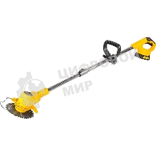 Триммер электрический Huter GET-20M-2Li аккум. неразбор.штан. реж.эл.:леска/нож