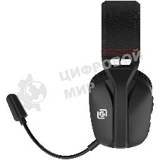 Гарнитура Oklick HS-L750G чёрный, беспроводная + проводная, радиоканал, до 18 ч