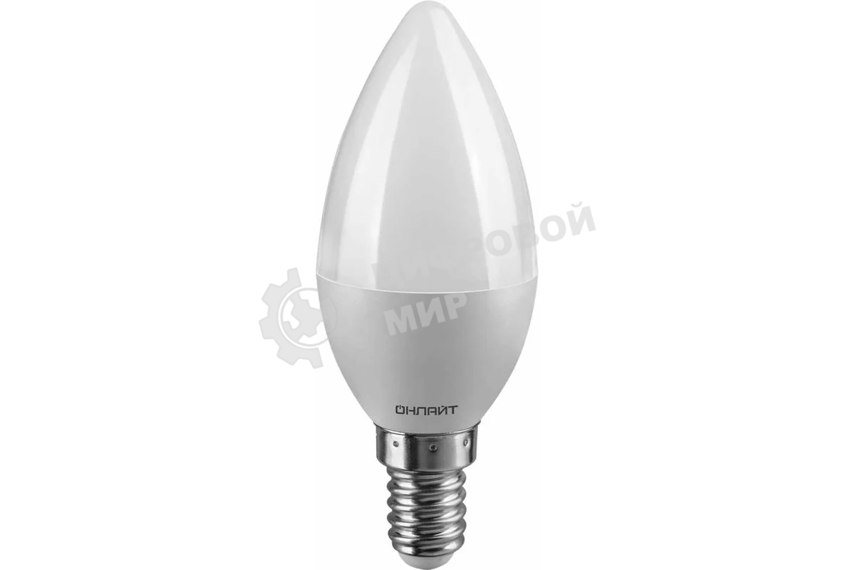Лампа светодиодная ОНЛАЙТ 71633 OLL-C37-8-230-4K-E14-FR