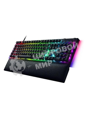 Клавиатура проводная игровая Razer BlackWidow V4 (Yellow Switch) - Russian Layout