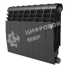 Радиатор биметаллический Royal Thermo BILINER B 350 черный - 8 секц.