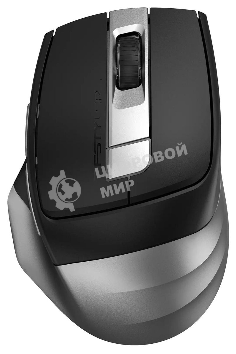 Мышь беспроводная A4Tech Fstyler FB35C серый/черный, 2000 dpi, радиоканал, Bluetooth, USB, кнопки - 6
