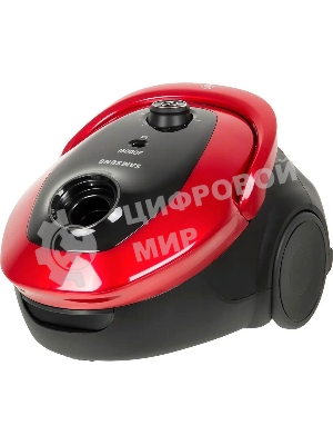 Пылесос Samsung VC20M257AWR красный, 460/2000 Вт, уборка сухая, пылесборник мешок 2.5 л
