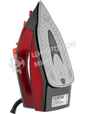 Утюг Centek CT-2355 красный, 2500 Вт, 45 г/мин, 160 г/мин, 270 мл