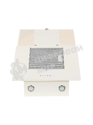 Вытяжка каминная Elikor Рубин Stone S4 60П-700-Э4Г Топ.молоко/песок, 60 см, 700 куб. м/ч, 52 дБ