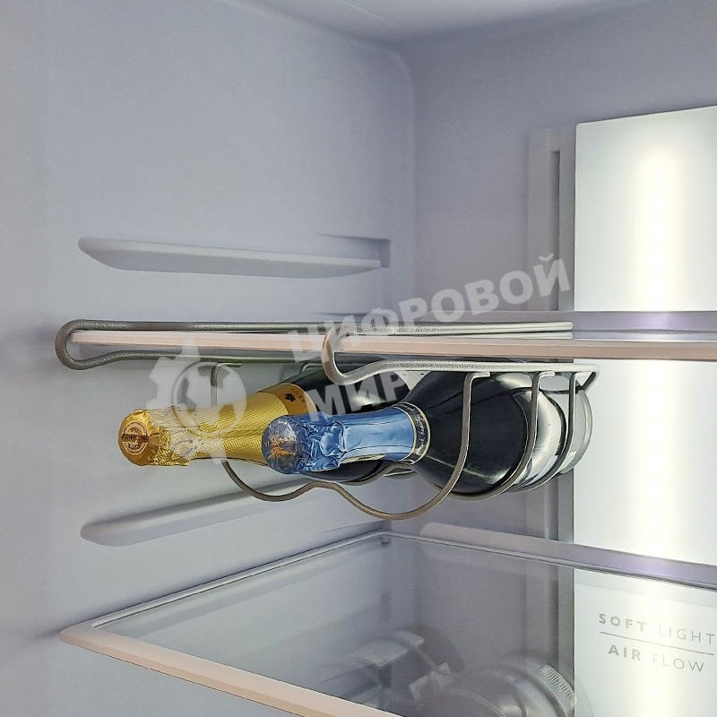 Холодильник Бирюса Б-M940NF металлик двухкамерный 210/130л морозилка снизу, No Frost