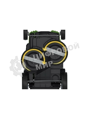 Газонокосилка аккумуляторная GreenWorks G40LM49DB, TwinForce, 40V, 49 см, без АКБ и ЗУ (2500207)