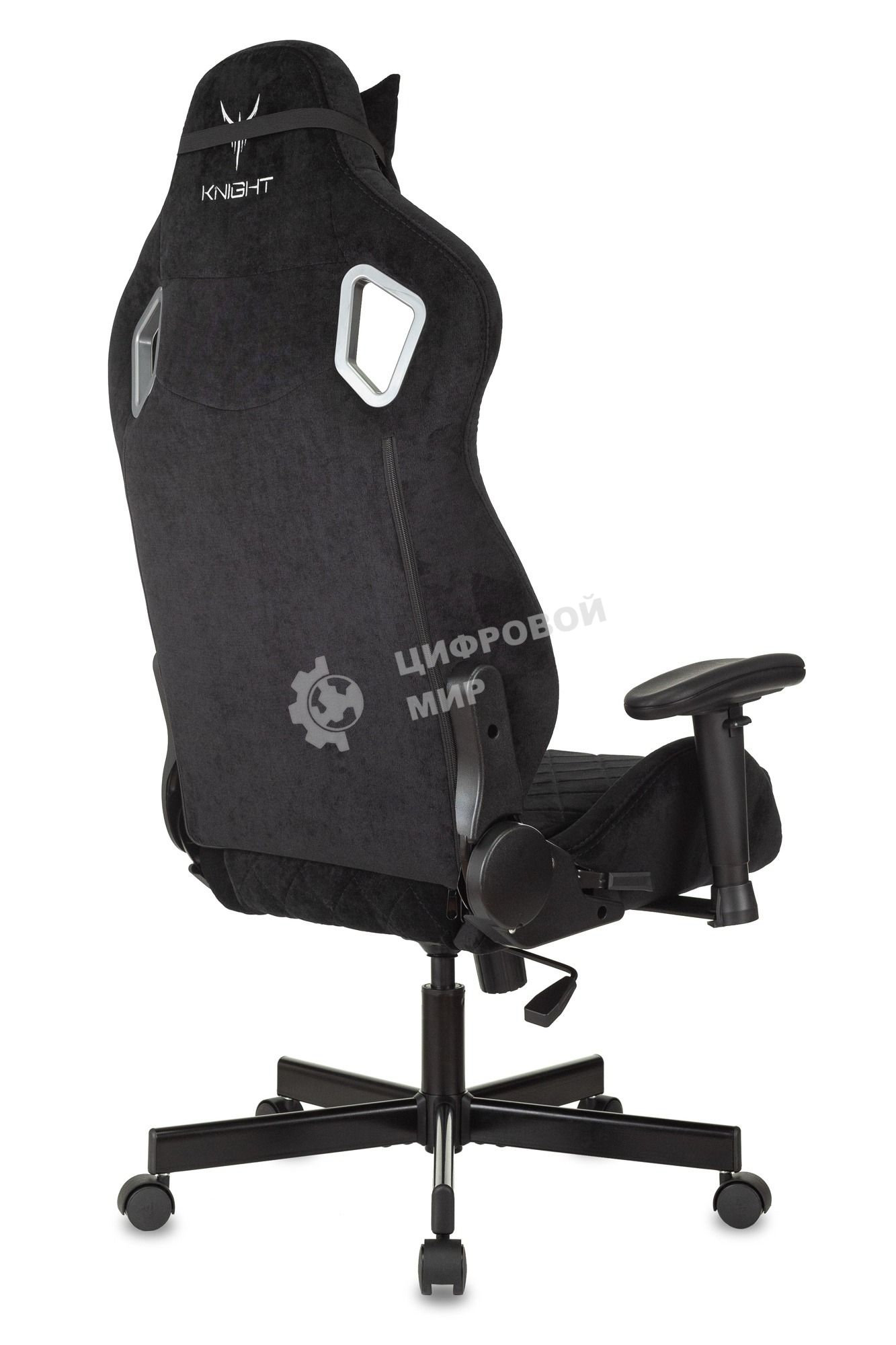 Кресло игровое Бюрократ Knight Outrider Light-20 черный с подголов. крестовина металл