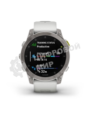 Умные часы Garmin Epix (Gen 2) Sapphire титановый белый 47мм