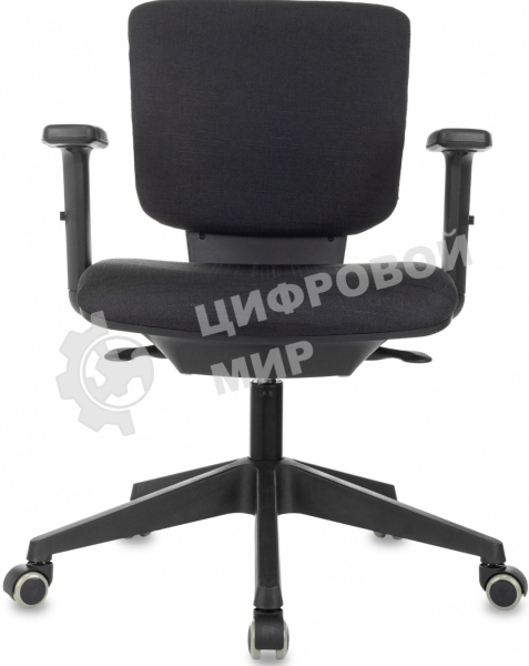 Кресло офисное Бюрократ Dali черный 38-418 крестов. пластик