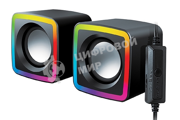 Активная акустическая система 2.0 Qumo GLOW AS014