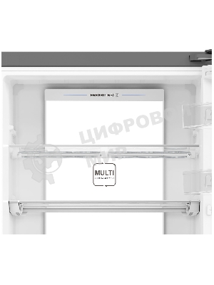 Холодильник Haier C4F744CGGU1 золотистый двухкамерный 303/136л морозилка снизу, No Frost
