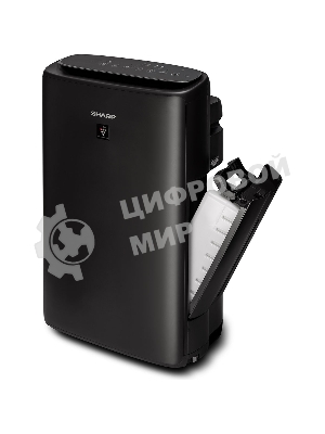 Климатический комплекс Sharp KIN41RH черный, 28 м², 2.7 л, HEPA-фильтр, угольный фильтр, ионизация Plasmacluster, гигростат