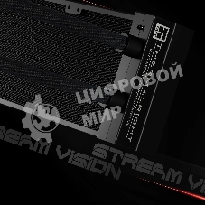 Система водяного охлаждения Thermalright Stream Vision 360 Soc-AM5/AM4/1200/1700/1851 черный 4-pin 28.1dB Al LCD Ret (S-VISION-360-BL)
