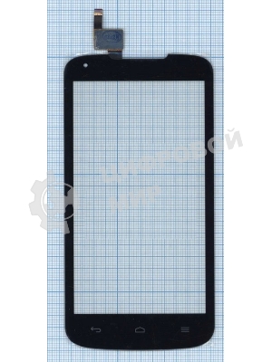 Сенсорное стекло (тачскрин) для Huawei Ascend Y520 (D2Y520-U22), черное