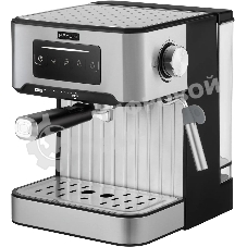 Кофеварка рожковая Rondell RDE-1106 серебристый, исп. кофе - молотый, 1.6 л, 850 Вт, 20 бар