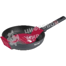 Сковорода Rondell Stripes RDA-1614 круглая 28 см покрытие: Xylan Plus ручка несъемная (без крышки) серый