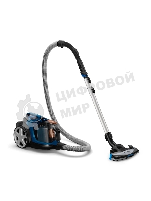 Пылесос Philips FC9733/01 синий/черный, 470/2100 Вт, уборка сухая, пылесборник контейнер, 2 л