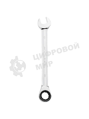 Набор комбинированных ключей с трещоткой 8 шт Deli DL140108T Спецификация: 8,10,12,13,14,15,17,19мм. Сталь 40 Cr. Трещетка 50BV30 72Т.