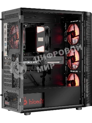 Компьютер Bloody BD-PC CB76T2 TWR i7 14700F (2.1) 32Gb SSD 1Tb RTX 5070 12Gb Windows 11 Home 64 GbitEth 650W черный (RUS) (2141987)