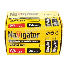Элемент питания алкалиновый AA/LR6 14 060 NBT-NPE-LR6-BOX24 (уп.24шт) Navigator 14060