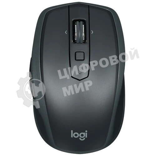Мышь беспроводная Logitech MX Anywhere 2S графитовый, 4000 dpi, радиоканал, Bluetooth, USB, кнопки - 6