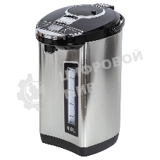 Термопот SUPRA TPS-7755 6 л, 850 Вт, серебристый с черным