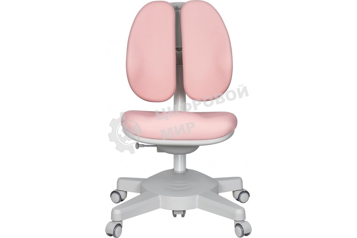 Кресло детское Cactus CS-CHR-3604PK розовый крестов. пластик серый