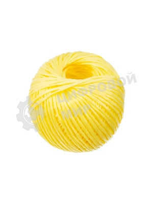 Шпагат полипропиленовый Сибртех 1200 текс, 1,7 мм, L 110 м, желтый