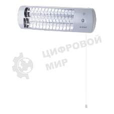 Обогреватель инфракрасный панельный Rexant серый, кварцевый, 1500 Вт, 20 м2, 3 режима обогрева