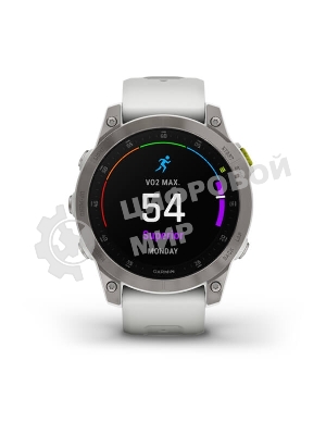 Умные часы Garmin Epix (Gen 2) Sapphire титановый белый 47мм