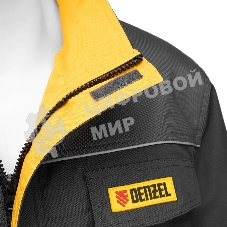 Куртка профессиональная рабочая Denzel 65% полиэстер 35% хлопок, XXXL