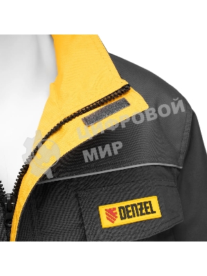 Куртка профессиональная рабочая Denzel 65% полиэстер 35% хлопок, XXXL