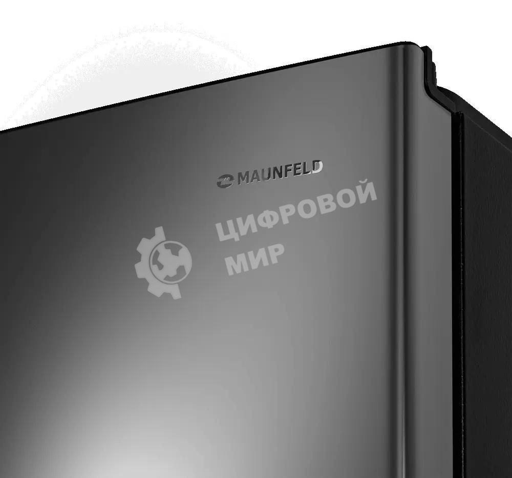 Холодильник Maunfeld MFF181NFSB черная сталь трехкамерный 320/154л морозилка снизу, Total No Frost, Side by Side